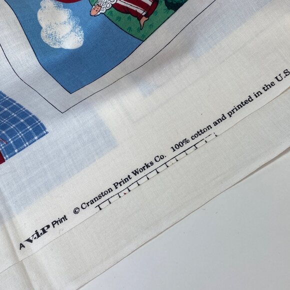 Vintage VIP Cranston Print Works Noah's Ark Story Book Quilt Panel Fabric - Picture 7 of 12